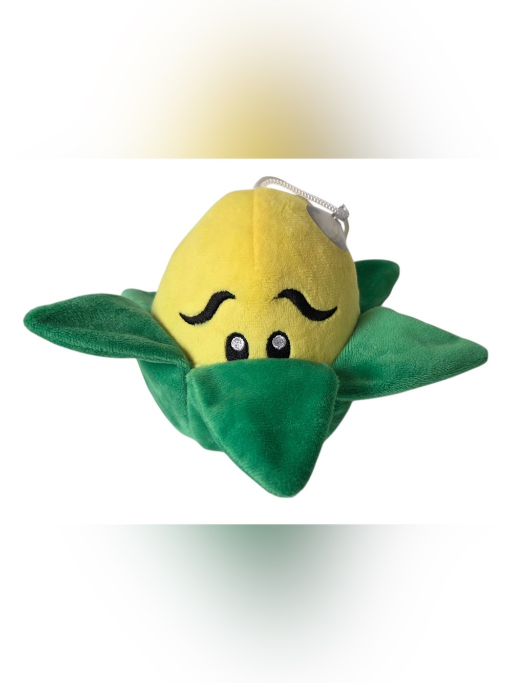 Plants vs Zombies Sunflower Plush Suction Cup Window Hanging Toy Yellow Green 7”